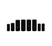 Bestgle 8 Pcs Juego de Llaves de Vaso, Enchufe de Impacto Cuadrado Enchufe de Grifo Cuadrado de 1/4 y 3/8 Pulgadas, Compatible con Todos Los Grifos M.C.T.I. de Hasta 1/2 Pulgada