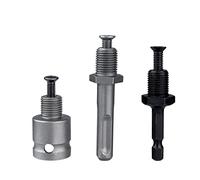 Bestgle Accesorios para portabrocas con vástago SDS Plus, vástago hexagonal y adaptador de portabrocas adecuado para portabrocas de sujeción rápida 1/2-20UNF