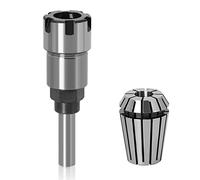 Bestgle Adaptador extensor de portabrocas de 8 mm con juego de pinzas de resorte ER16 de 8 mm