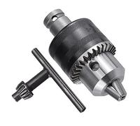Bestgle Portabrocas de llave de 1/2-20UNF de 1.5-13 mm de capacidad para llave de impacto de aire, herramienta de conversión con llave de portabrocas y adaptador hembra cuadrado de 1/2 pulgada