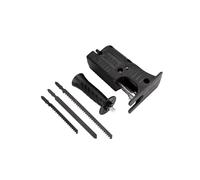 Bestgle Sierra Recíproca Eléctrica, Adaptador de Sierra Alternativa Portátil Taladro Eléctrico a Adaptador de Sierra Recíproca con 3 Hojas de Sierra para Sierras Caladoras de Corte de Madera y Metal
