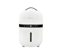 BESTHERM - Deshumidificador NOVA 5L/día: purificador de aire con filtro de carbón y ionizador, reduce la humedad doméstica, mini deshumidificador silencioso