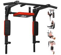 Besthls barra de dominadas multifuncional para montar en la pared, soporte de barbilla para interior en casa, gimnasio, entrenamiento, juego de torre de potencia para 440 libras