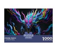 Bestia del Caos1000 Pieces Jigsaw Puzzles for Adults and Kids EduGatoional Games FantasíaFun and Challenging Home Decors Great Regalo Idea38x26cm/1000pcs