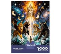 Bestia Divina de la Galaxia 1000 Piezas - Set De Puzzle Divinidad cósmica Premium, Cartón Resistente - DIY Super Divertido para La Familia, Decoración Bonita, Regalo De Cumple Ideal - 52x38cm/1000pcs