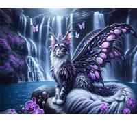 Bestia Divina del Valle Cascada Puzzle 1500 Piezas,Rompecabezas DIY Adultos,Puzle Clásico para Adultos Entretenimiento Creativo, Juegos Desafiantes