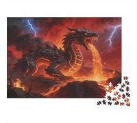 Bestia mítica Puzzle 1000 Piezas CArteón Puzzle Grande Adulto Difícil dragón Educa Padres E Hijos 70x50cm/1000pcs