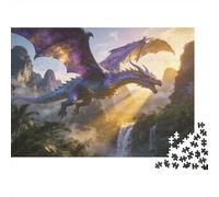 Bestia mítica Puzzle 1000 Piezas CArteón Puzzle Grande Adulto Difícil dragón Educa Puzzle para Hacer En Familia 70x50cm/1000pcs