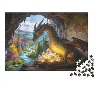 Bestia mítica Puzzle 1000 Piezas CArteón Puzzle Grande Adulto Relajarse dragón Educa Padres E Hijos 38x26cm/1000pcs