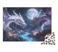Bestia mítica Puzzle 1000 Piezas CArteón Puzzle Grande Adulto Relajarse dragón Educa Puzzle Familiar 70x50cm/1000pcs