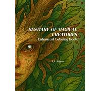 Bestiary of Magical Creatures: Magical Creatures Enhanced Coloring Book for Adults: 50+ Legendary Beasts with Folklore, Mythology & Enchanted Symbolism