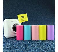 Bestice PeriPage Mini Pocket Wireless BT Impresora Térmica de Impresora de Impresora de Papel de Recibo + 6 Colores Papel Térmico + Papel Adhesivo 57 * 30 mm