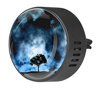 BestIdeas 2 clips de ventilación ambientador de coche con árbol de cielo estrellado, difusor de aceites esenciales de aromaterapia