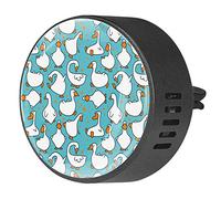 BestIdeas 2 clips de ventilación ambientador de coche con divertido patrón de ganso de animales de dibujos animados, difusor de aceites esenciales de aromaterapia