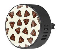 BestIdeas 2 clips de ventilación ambientador de coche con divertido patrón de popa lindo, difusor de aceites esenciales de aromaterapia