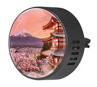 BestIdeas 2 clips de ventilación ambientador de coche con Fujiyoshida Japan Cherry, difusor de aceite esencial de aromaterapia