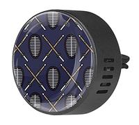 BestIdeas 2 clips de ventilación ambientador de coche con Kendo Japan Navy, difusor de aceite esencial de aromaterapia
