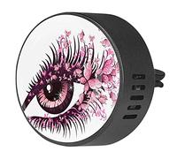 BestIdeas 2 clips de ventilación ambientador de coche con mariposa de ojo femenino, difusor de aceite esencial de aromaterapia