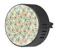 BestIdeas 2 clips de ventilación ambientador de coche con mariposas planas enjambre patrón volador, difusor de aceites esenciales de aromaterapia