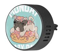 BestIdeas 2 clips de ventilación ambientador de coche con perro de perro cartel, difusor de aceites esenciales de aromaterapia