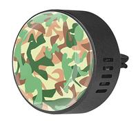 BestIdeas 2 clips de ventilación para coche con impresiones de corte de papel caos, fragancia Frangipani difusor de aceites esenciales