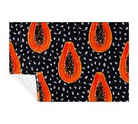 BestIdeas Papaya - Manta para cama, sofá, picnic, camping, playa, 150 x 100 cm