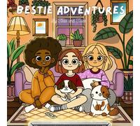 Bestie Adventures: Colouring Book for Adults and Teens Featuring Super Cute Characters with Fun Cosy Designs for Relaxation (Tints and Tales)