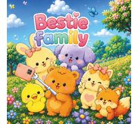 Bestie Family: Cute & Cozy Coloring Book with Adorable Animal Friends, Relaxing Pages, and Sweet Family Moments