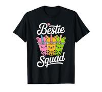 Bestie Squad Kawaii Bubble Tea Besties BFF Mejores amigos Camiseta