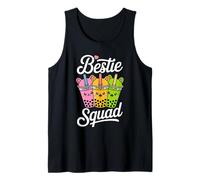 Bestie Squad Kawaii Bubble Tea Besties BFF Mejores amigos Camiseta sin Mangas