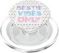 Bestie Vibes Only BFF Magical Pastel Rainbow Spot Gatito Gato PopSockets PopGrip para MagSafe