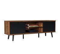 Bestier Mid Century Librería Moderna Estantería 7 Cubos Organizador de Almacenamiento con Patas Estantes Organizador Decorativo Independiente para Sala de Estar Dormitorio Oficina en Casa Muebles