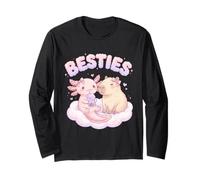Besties Axolotl Capybara Bubble Tea Lindo Kawaii Anime Animal Manga Larga