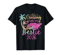 Besties Cruise Trip Matching Cruising with My Bestie 2026 Camiseta