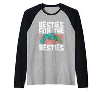 Besties For The Resties Mejor Amigo Amistad Bestia Besties Camiseta Manga Raglan