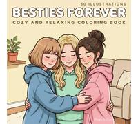 Besties Forever: Cozy and Relaxing Coloring Book