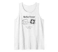 Besties Forever Girlfriend Best Friend Mantequilla de maní y gelatina Camiseta sin Mangas