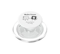 Besties Forever Girlfriend Best Friend Mantequilla de maní y gelatina PopSockets PopGrip para MagSafe
