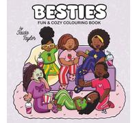 Besties: Fun and Cozy Black Girl Colouring Book for Adults and Kids