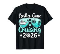 Besties Gone Cruising 2026 Girls Trip Matching Women Cruise Camiseta