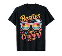 Besties Gone Cruising 2026 Vacation Family Trip Camiseta