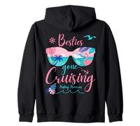 Besties Gone Cruising Matching Womens Girls Cruise Sudadera con Capucha