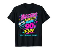Besties Just Want Have 90s Fun Fiesta Retro Vintage de Halloween Camiseta