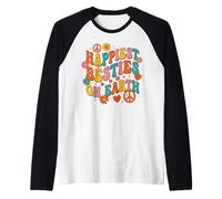 Besties más Felices en la Tierra Verano Playa Chicas Trip Squad Camiseta Manga Raglan