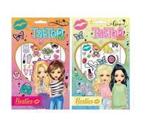 Besties: Tatuaje de calcomanía - 2 hojas, varios diseños