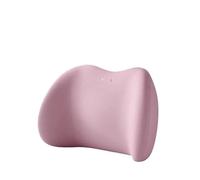 Bestiry Portable Memory Foam Chair Cushion Headrest Neck Pillow Lumbar Support Back Pad Back Pillow Office Working Seat (Pink)