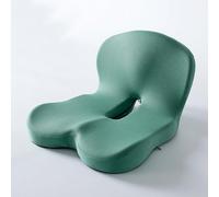 Bestiry Seat Cushion for Hip Sciatica Tailbone Pain Relief Lumbar Support Pillow for Office Chair Memory Foam Chair Pad Back and Seat Chair Back Support Back Lumbar Hip Support,Green