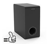 BESTISAN - Subwoofer de Audio para el hogar Activo de 6.5 Pulgadas, diseño Compacto para Receptor, Graves Profundos en Negro