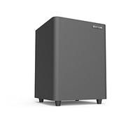 BESTISAN Subwoofer Graves Profundos en diseño Compacto, fácil integración con receptores/TV/Barras de Sonido/Altavoces, entradas de línea LFE y estéreo y Salida de Audio, Negro, SW65C