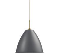 Bestlite BL9L Lámpara Colgante Grande Gris/ Latón